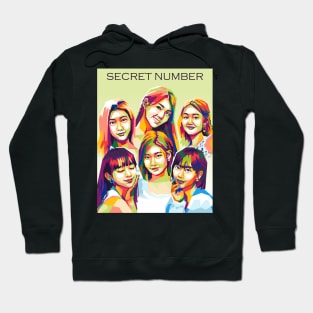 secret number pop art Hoodie